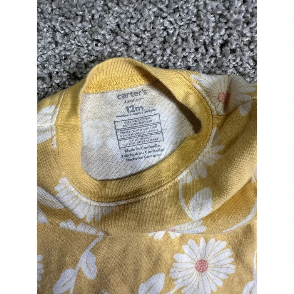 Baby Girl Clothes Lot 12M Mixed Brands Pajamas Outfits Carter's Cat & Jack